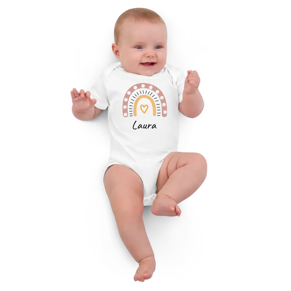Babybody "Boho-Regenbogen"