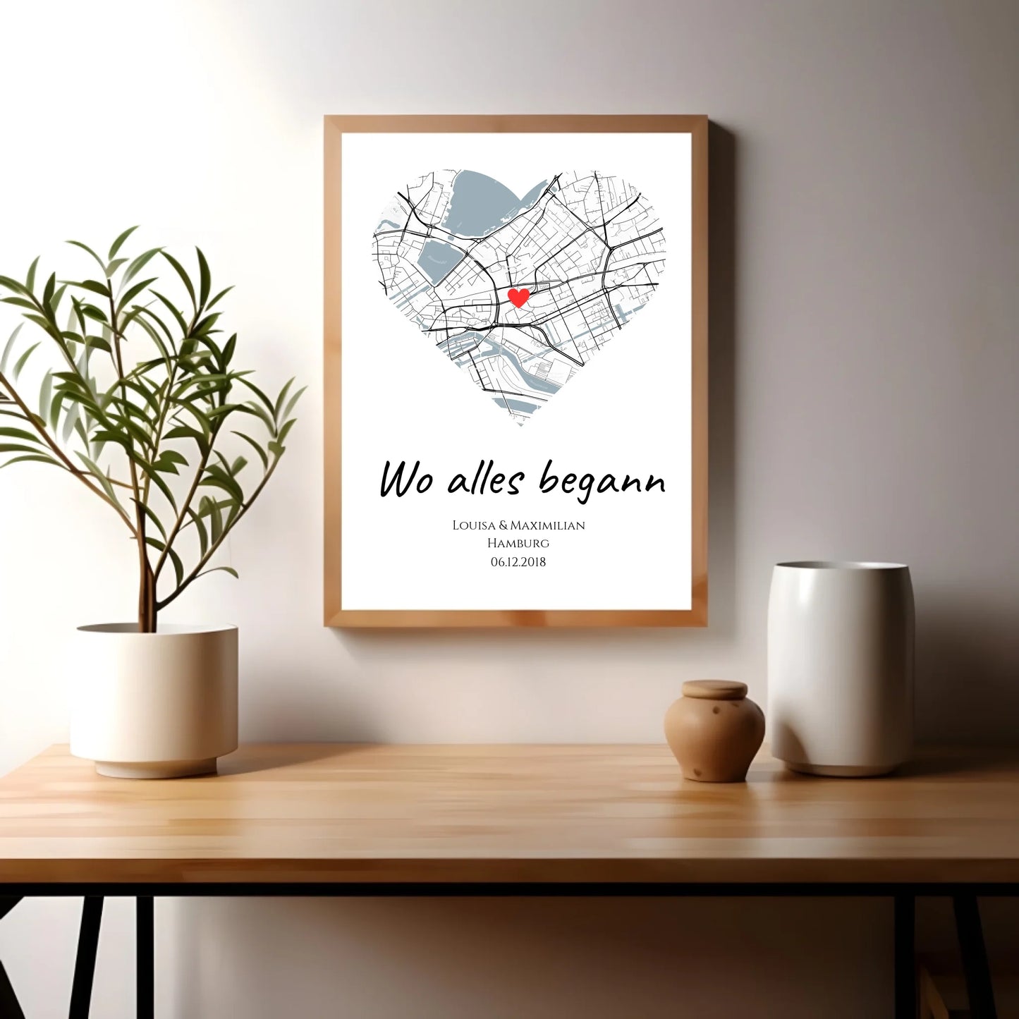 Poster "Wo alles begann" (Vintage)