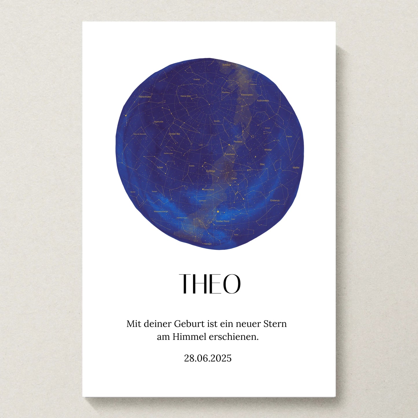 Poster 20x30 beiger Hintergrund