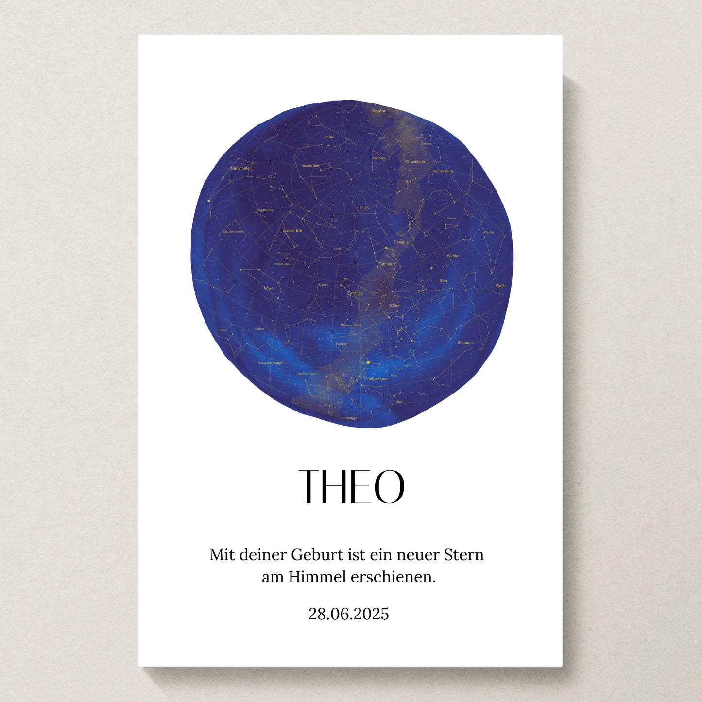 Poster 20x30 beiger Hintergrund