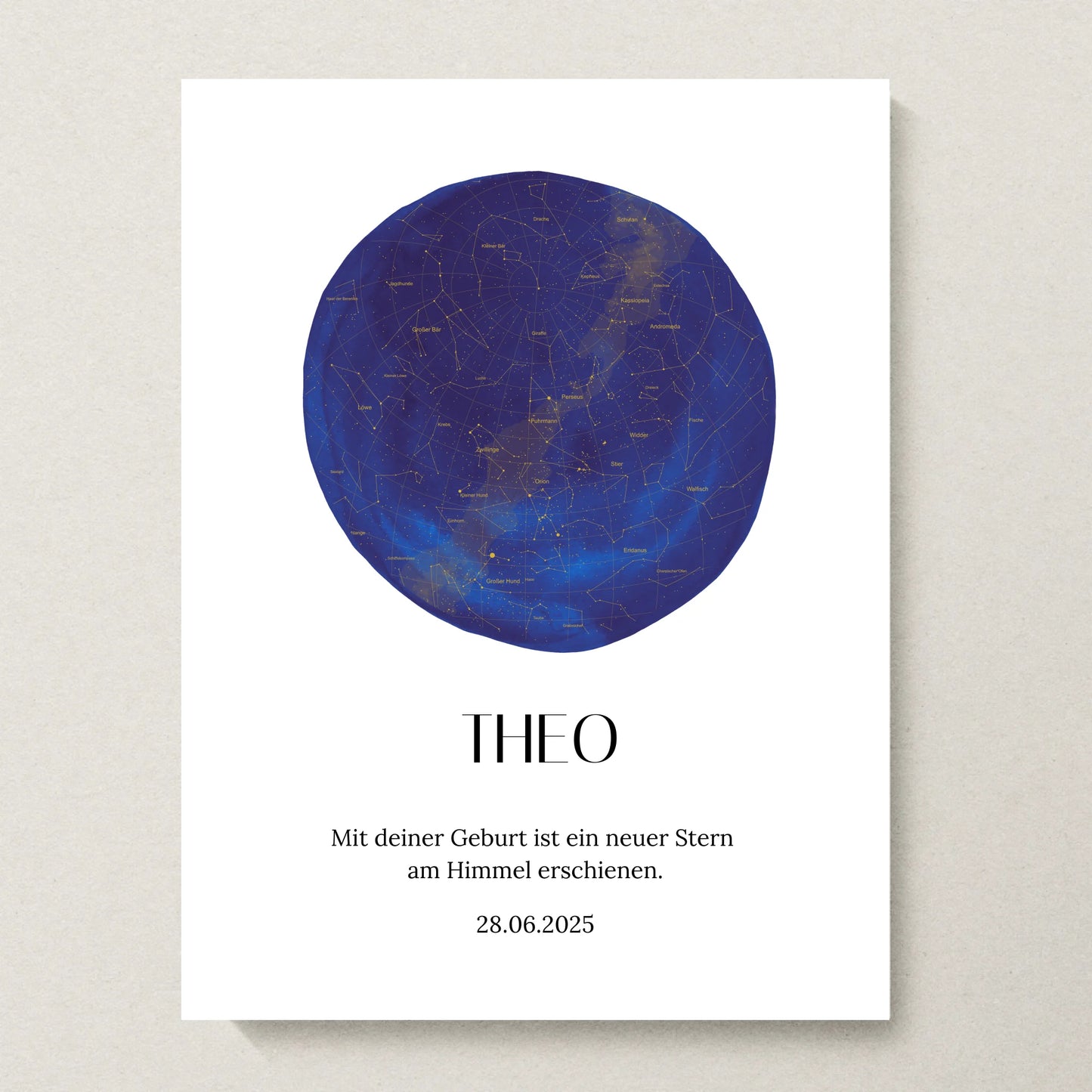 Poster 30x40 beiger Hintergrund