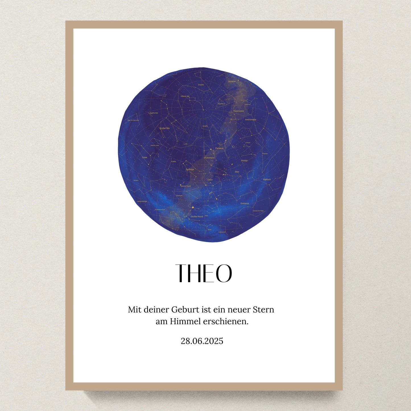Poster 30x40 Eiche Rahmen