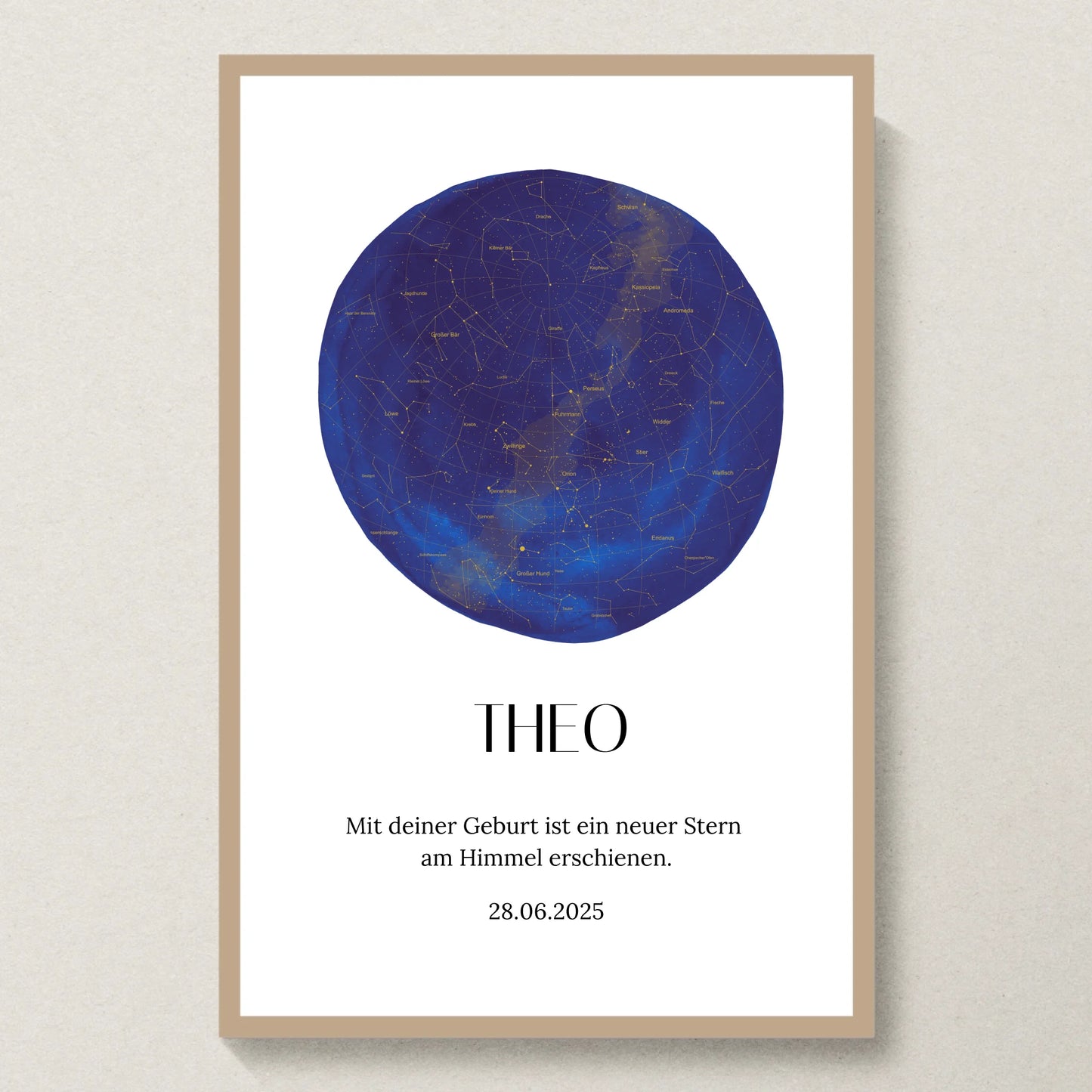 Poster 20x30 Eiche Rahmen