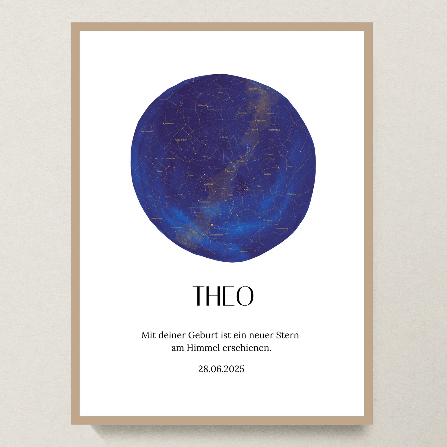 Poster 30x40 Eiche Rahmen