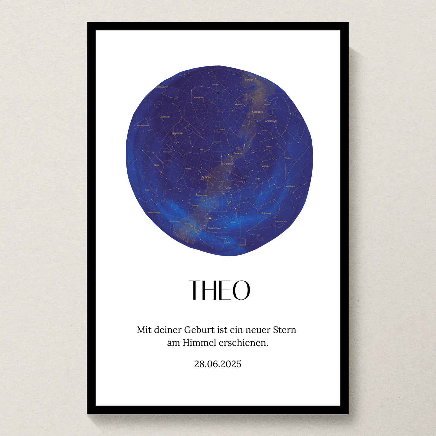 Poster 20x30 schwarzer Rahmen