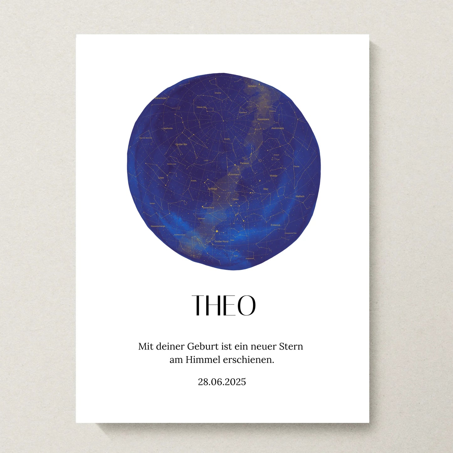 Poster 30x40 beiger Hintergrund