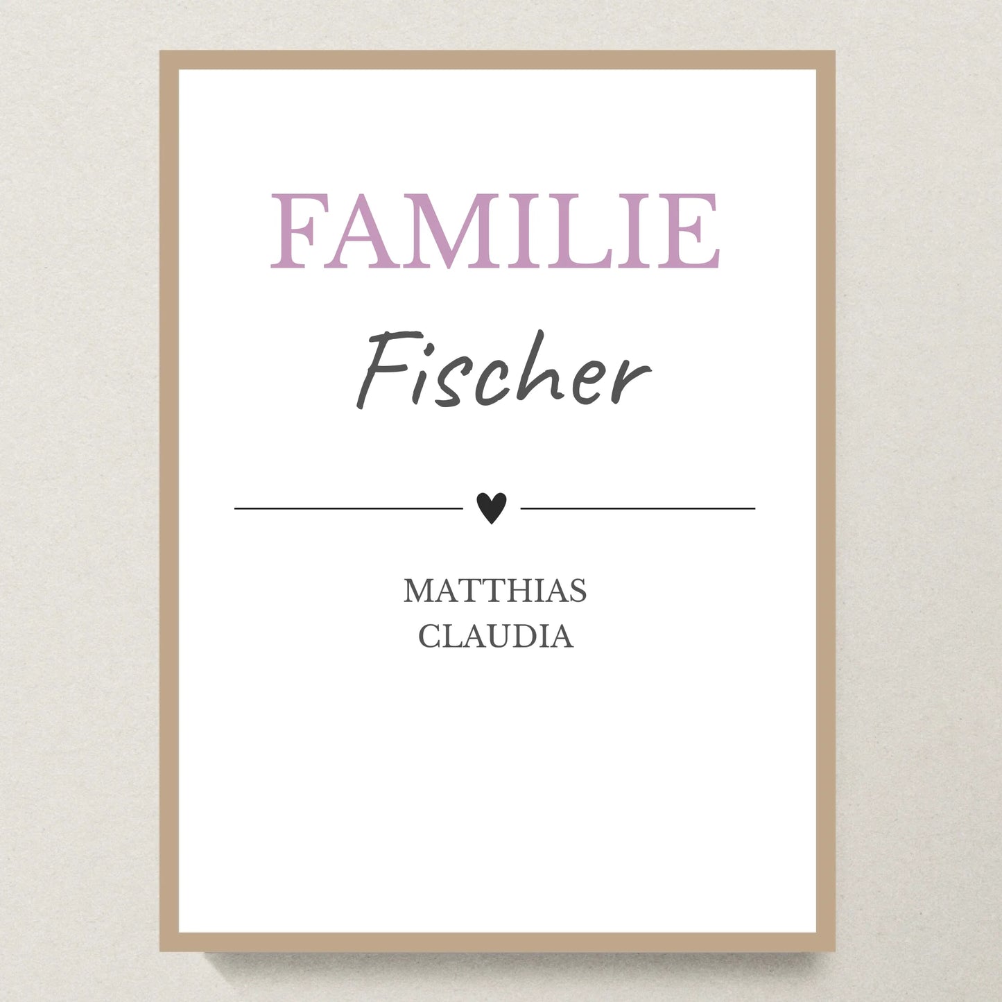 Poster 30x40 Eiche Rahmen