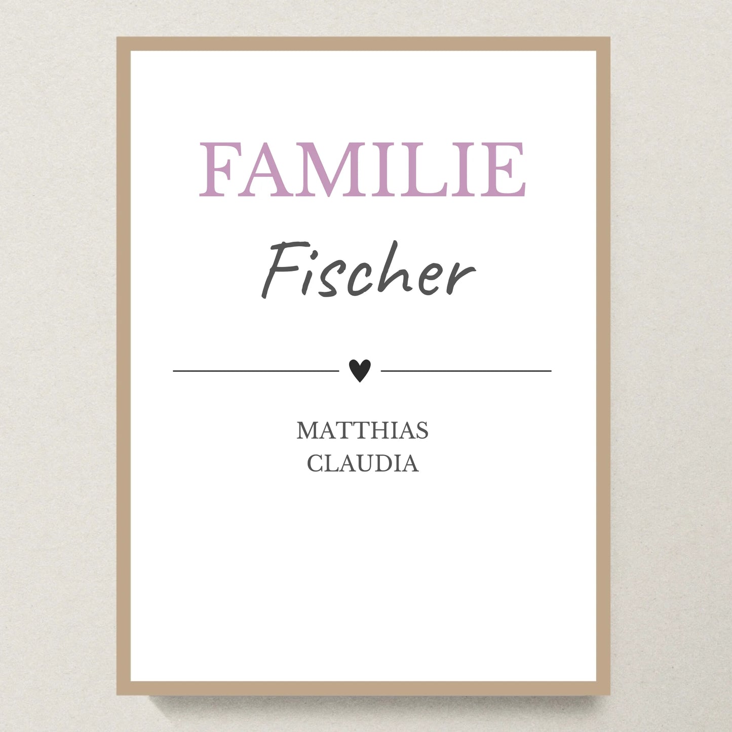 Poster 30x40 Eiche Rahmen