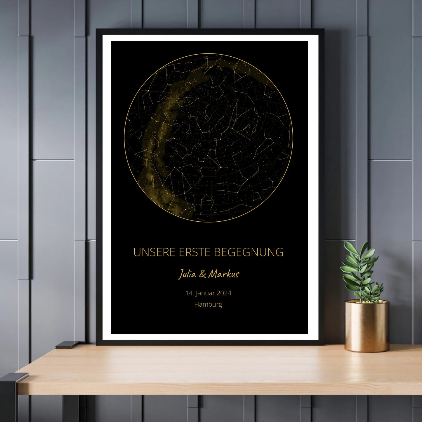 Mockup Poster Schwarzer Rahmen