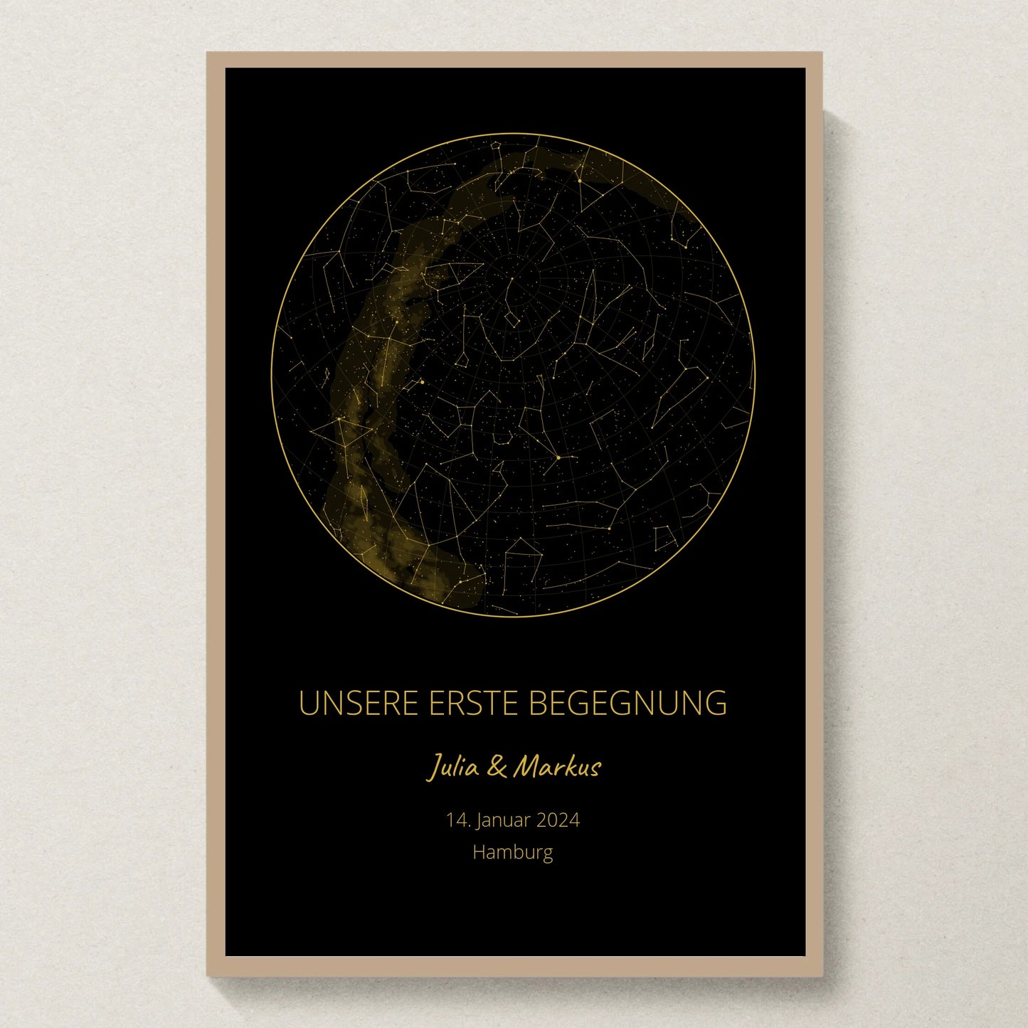 Poster 20x30 Eiche Rahmen