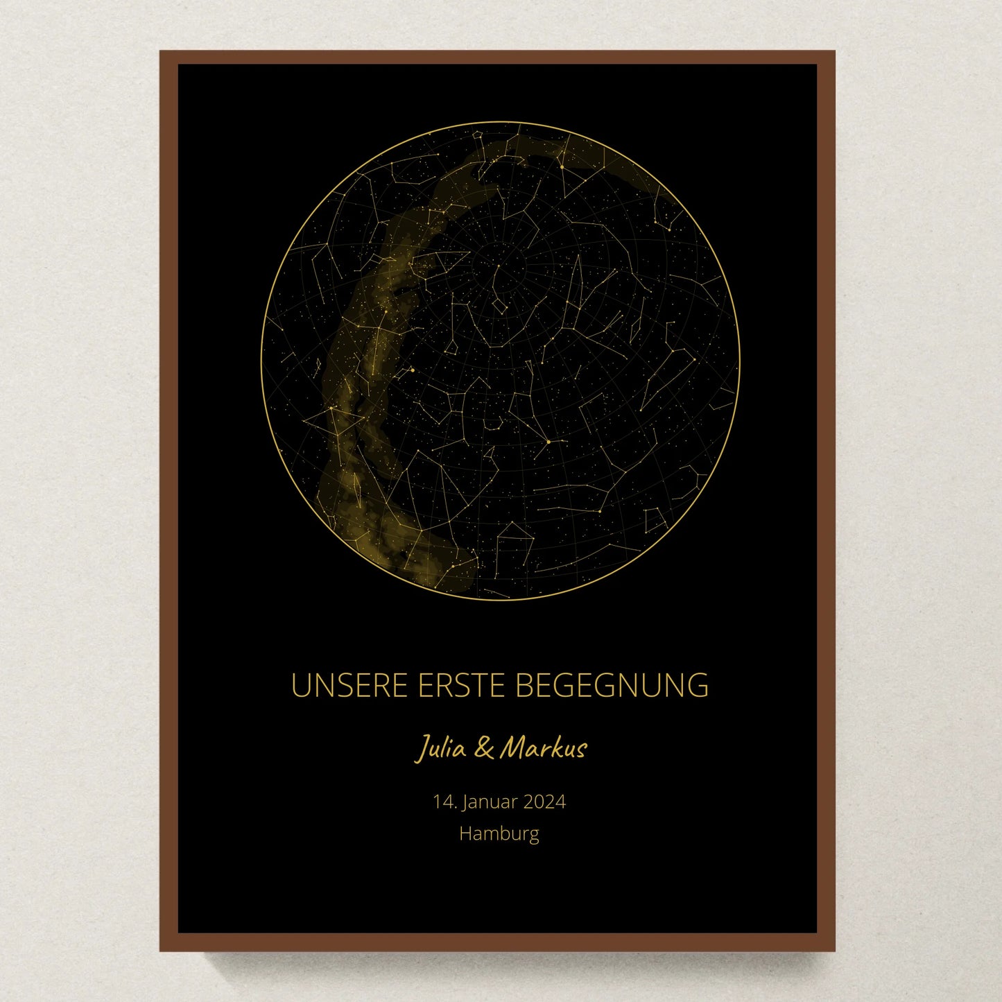 Poster 30x40 Walnuss Rahmen
