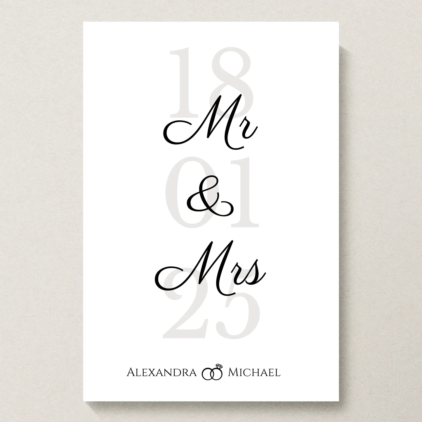 Poster 20x30 beiger Hintergrund