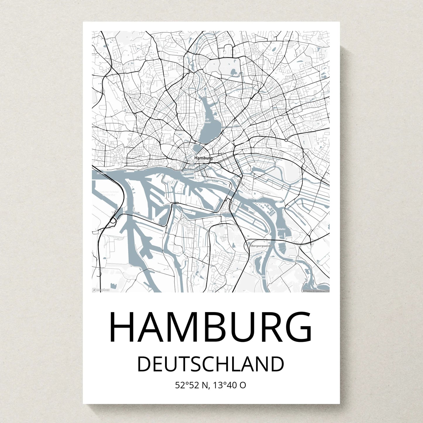 Poster 20x30 beiger Hintergrund