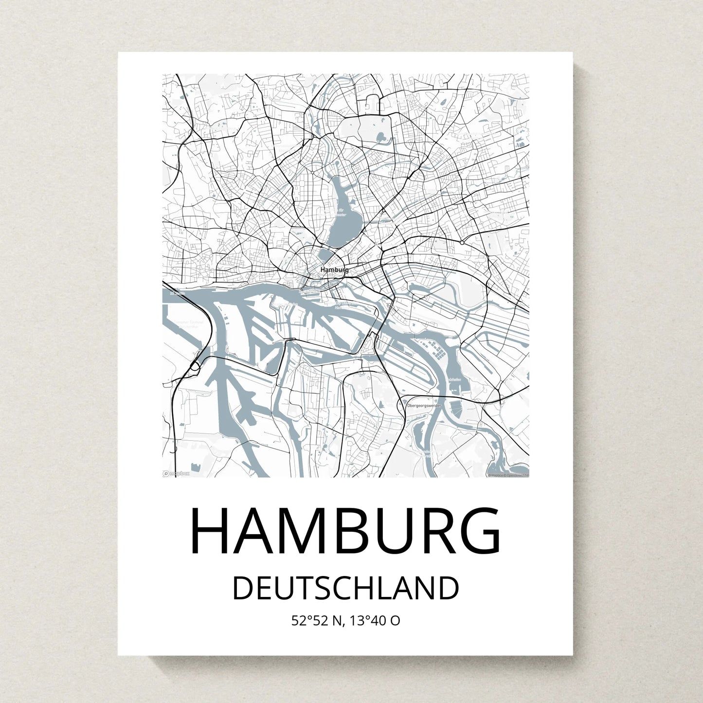 Poster 30x40 beiger Hintergrund