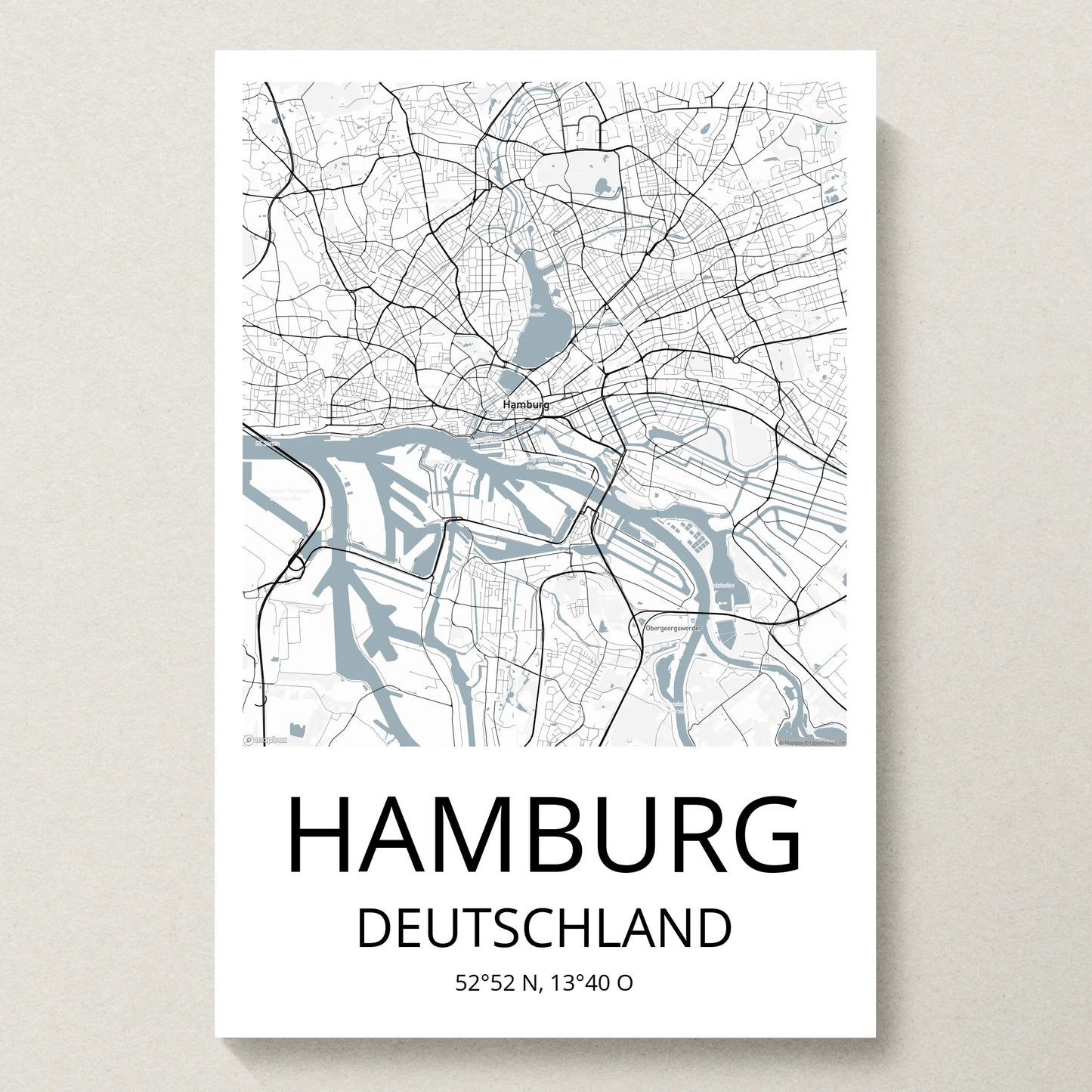 Poster 20x30 beiger Hintergrund