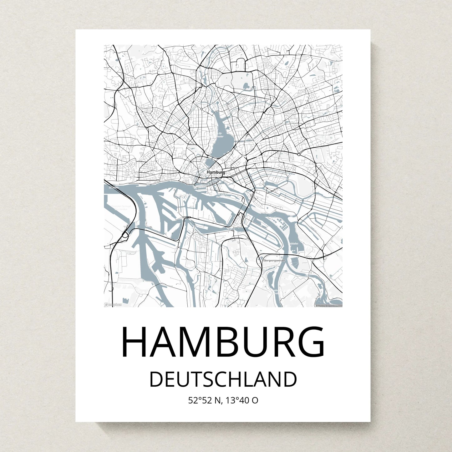Poster 30x40 beiger Hintergrund