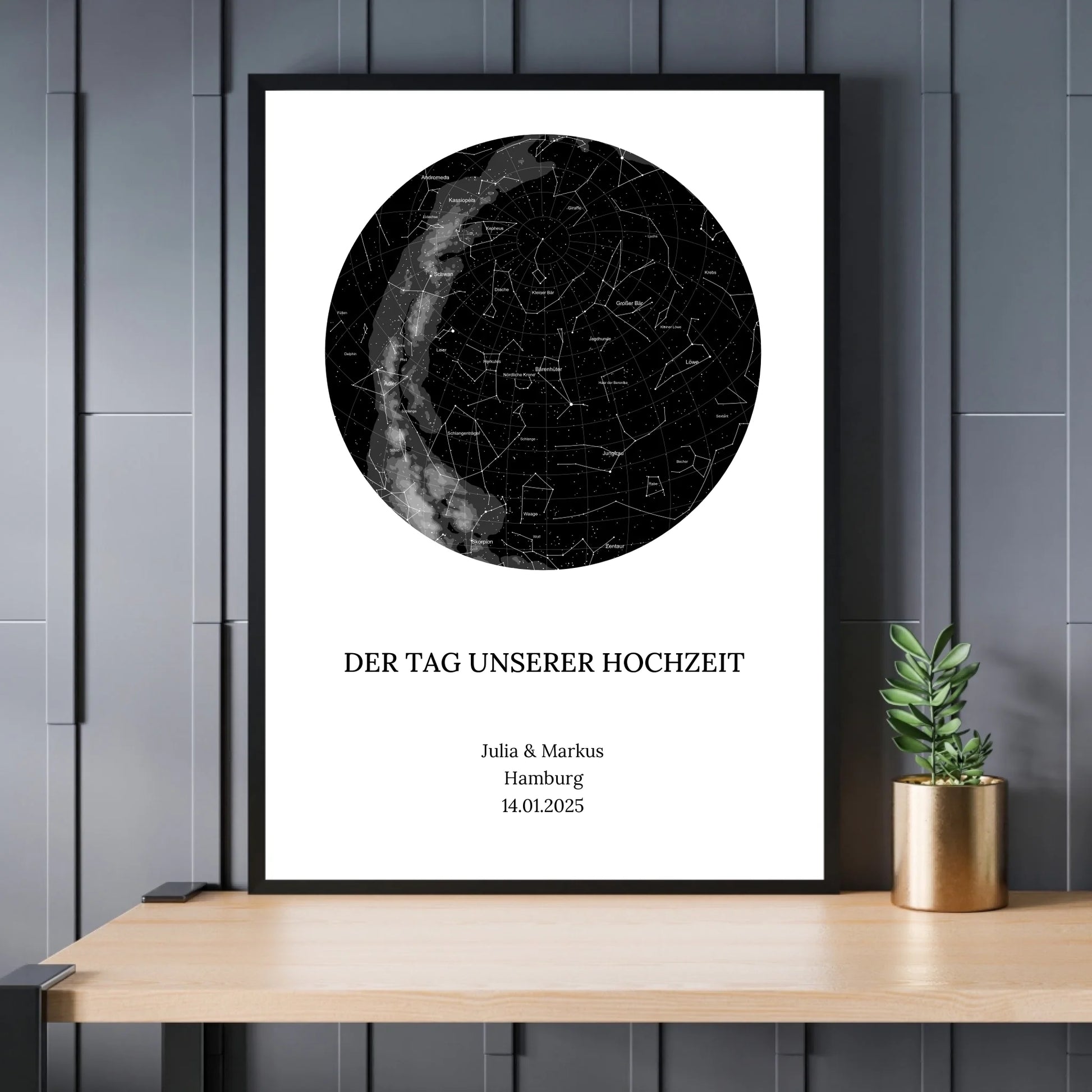 Mockup Poster Schwarzer Rahmen