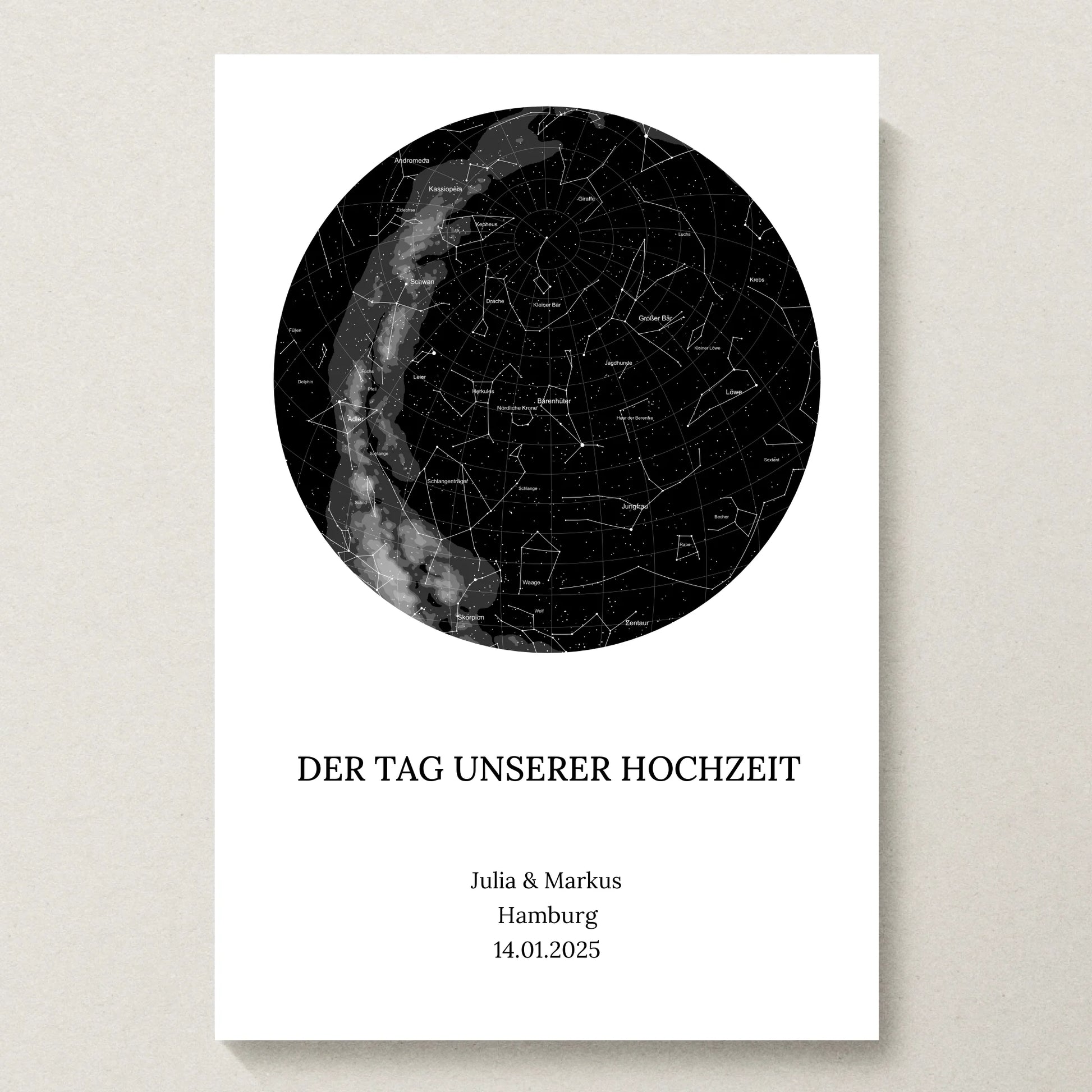 Poster 20x30 beiger Hintergrund