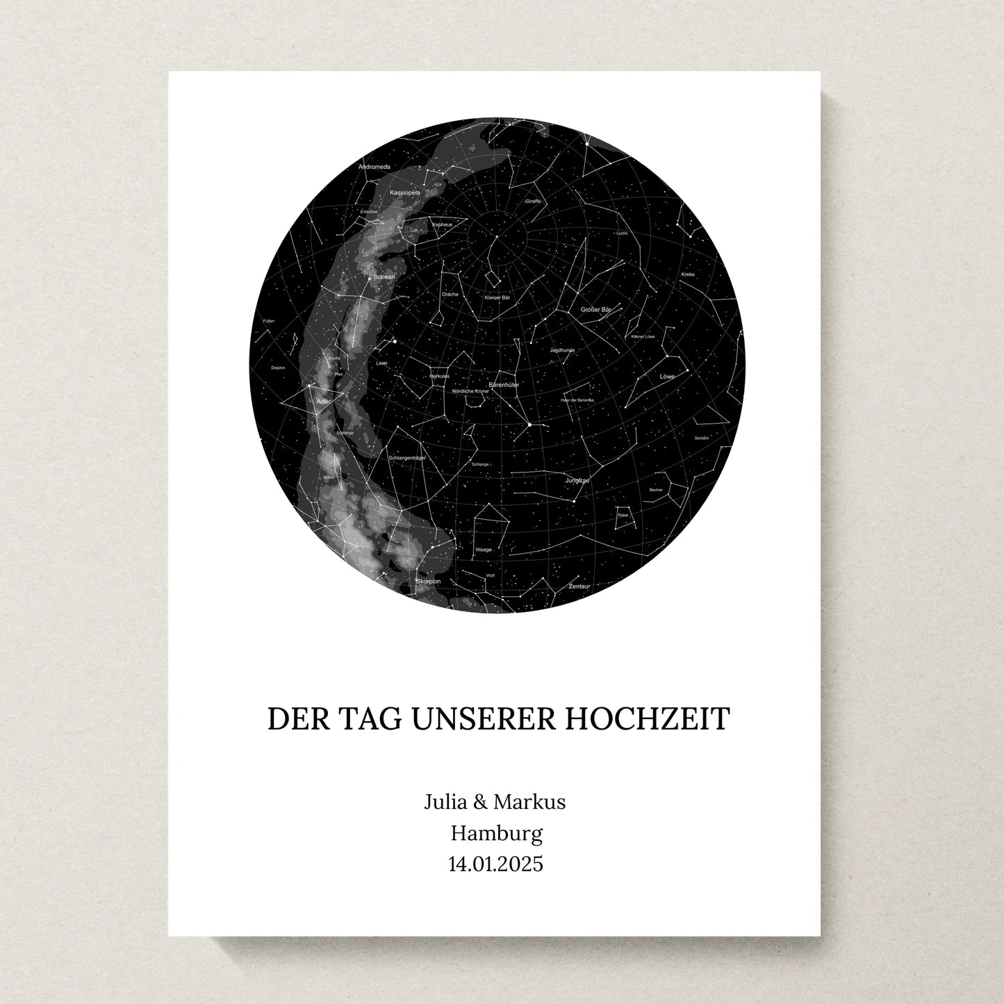 Poster 30x40 beiger Hintergrund