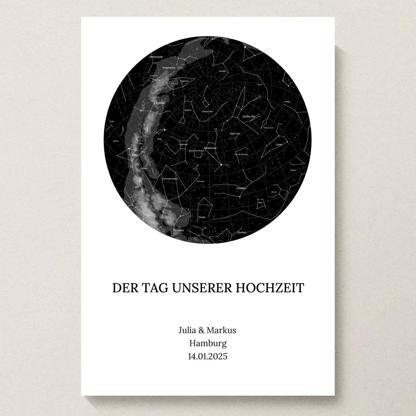 Poster 20x30 beiger Hintergrund