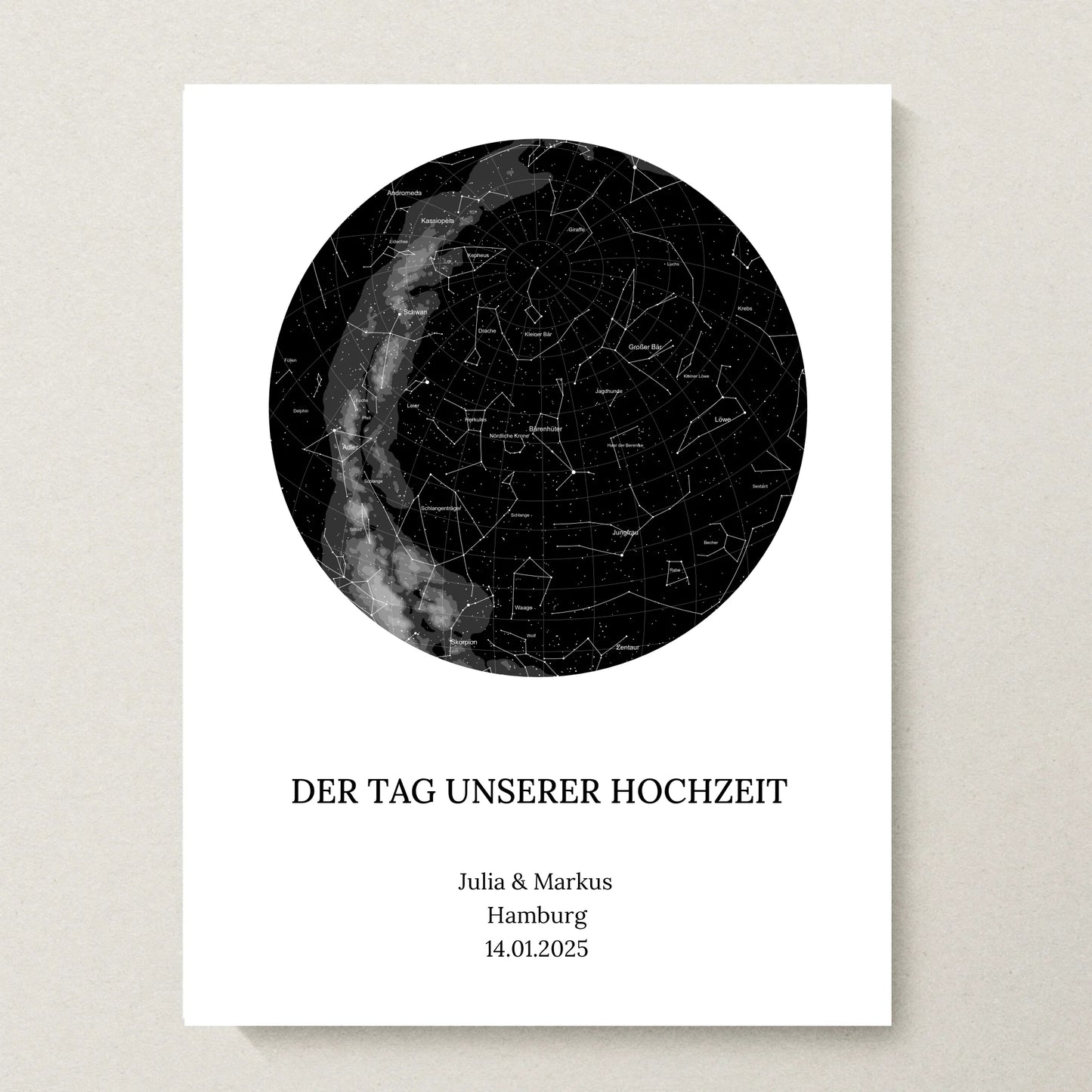 Poster 30x40 beiger Hintergrund