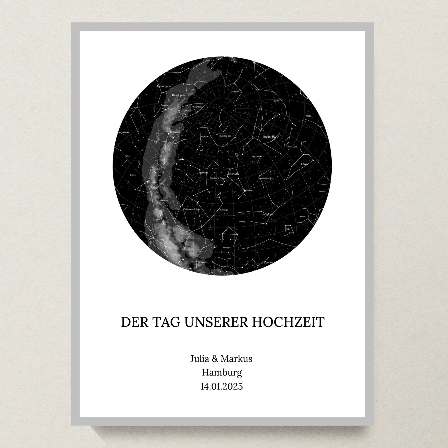 Poster 30x40 Silber Rahmen