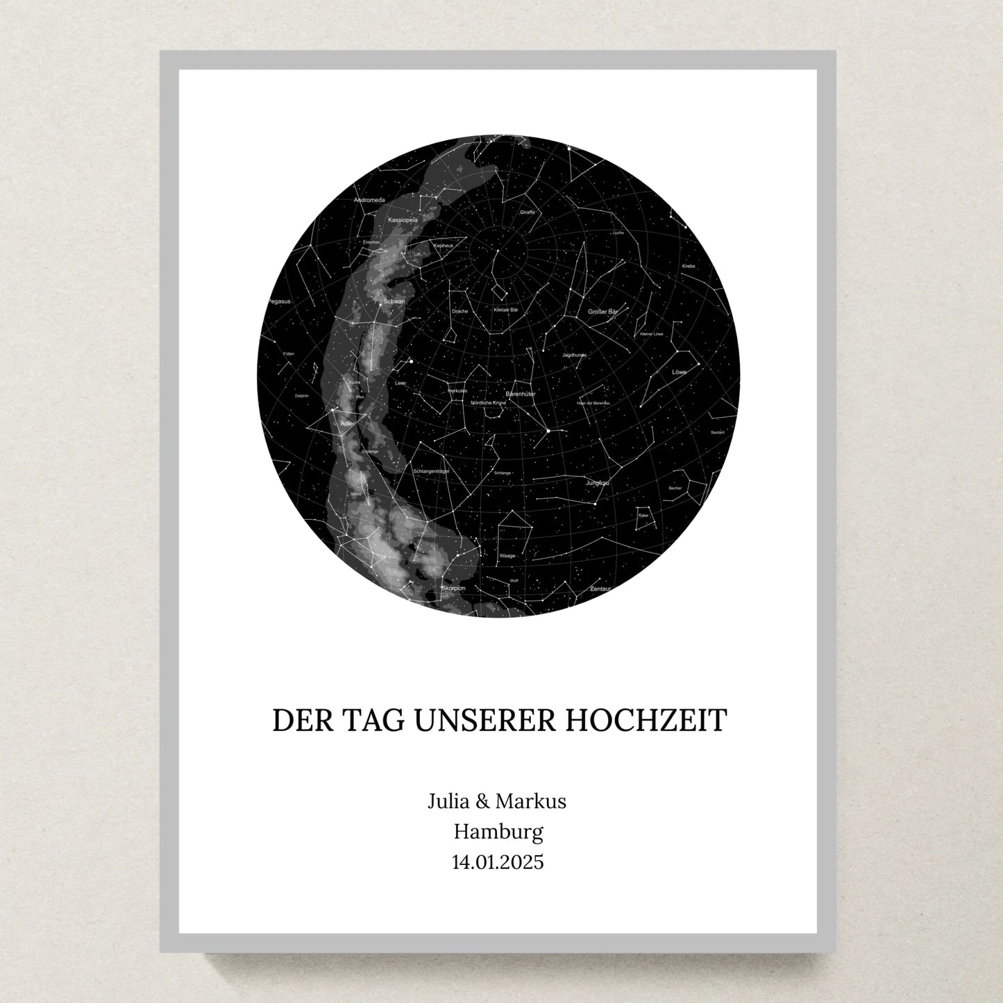 Poster 30x40 Silber Rahmen