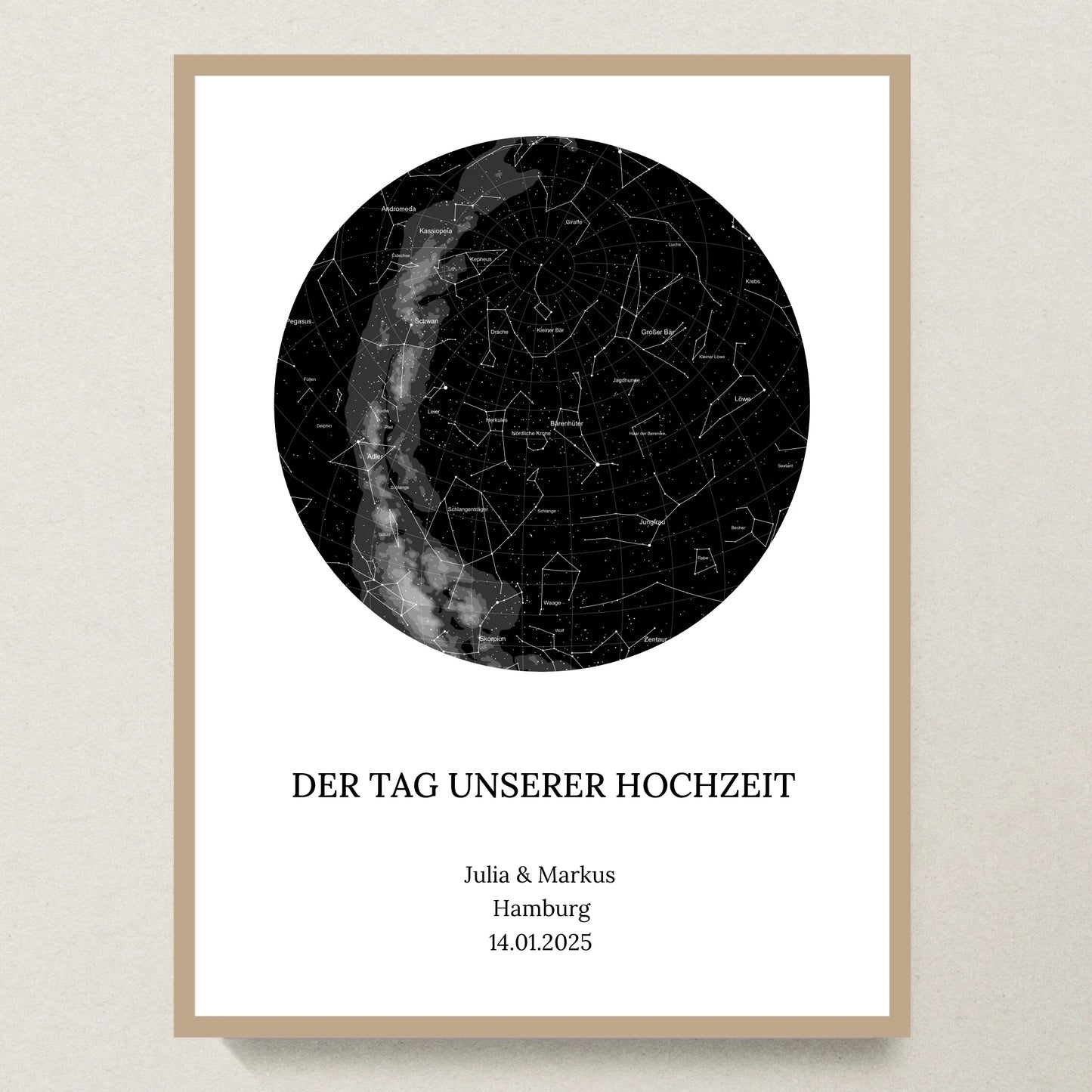 Poster 30x40 Eiche Rahmen