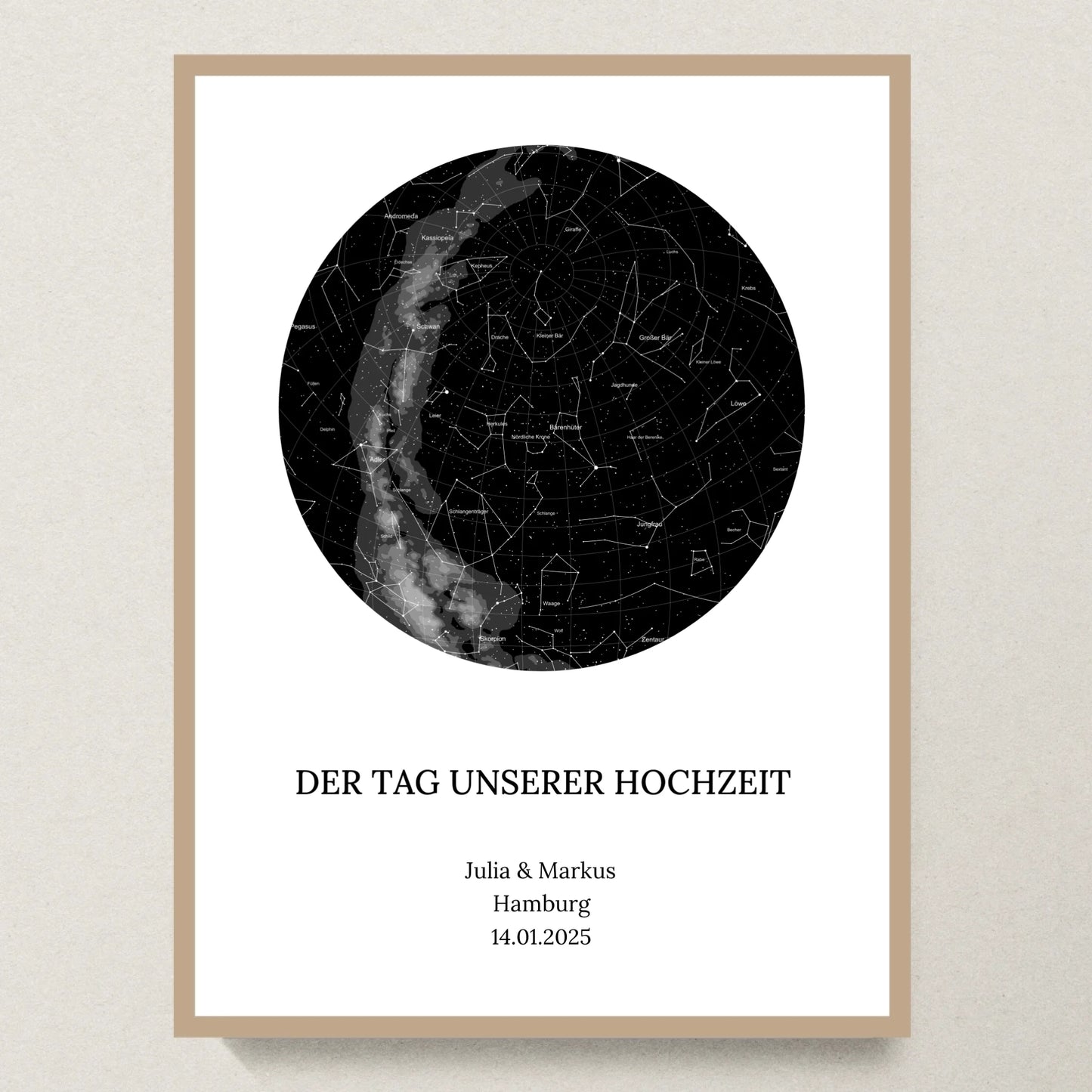 Poster 30x40 Eiche Rahmen