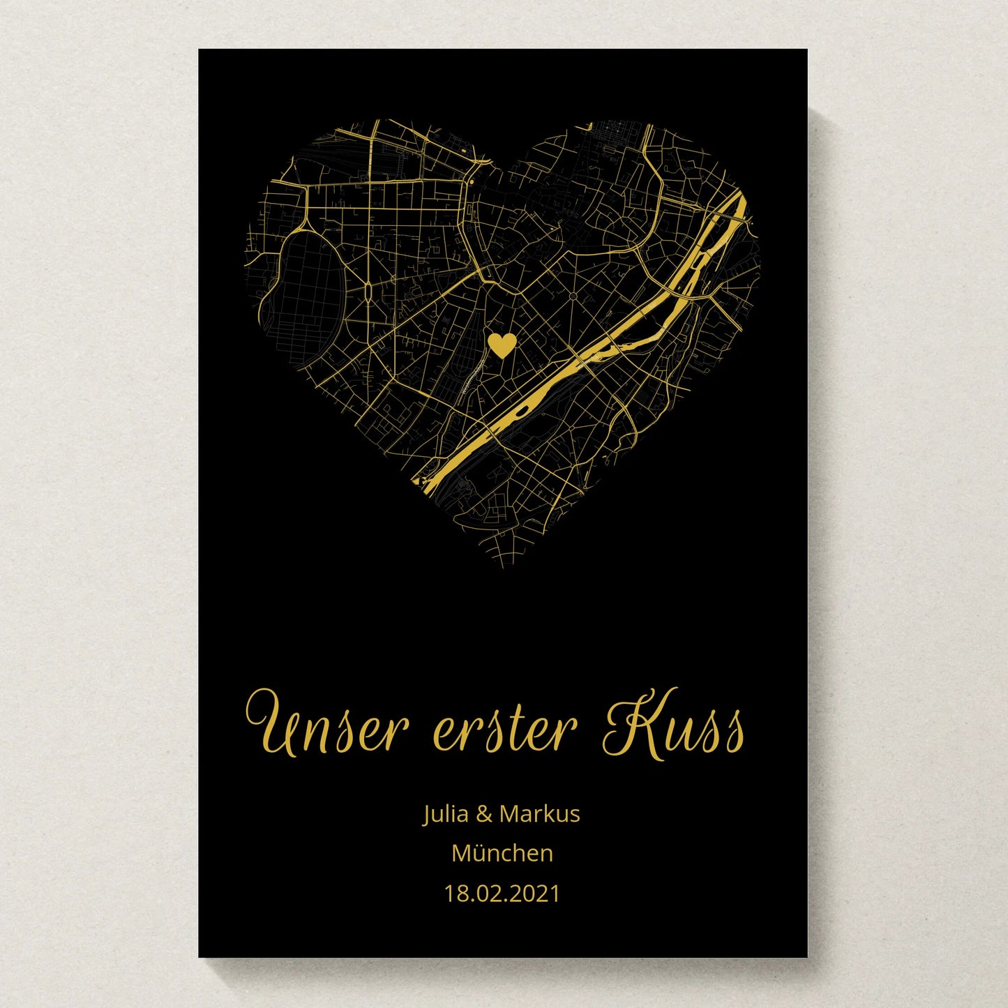 Poster 20x30 beiger Hintergrund