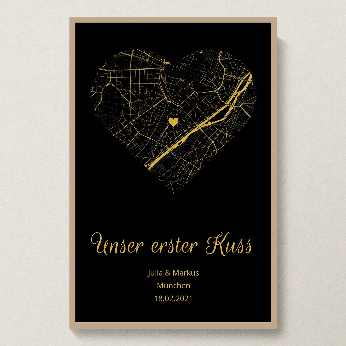 Poster 20x30 Eiche Rahmen