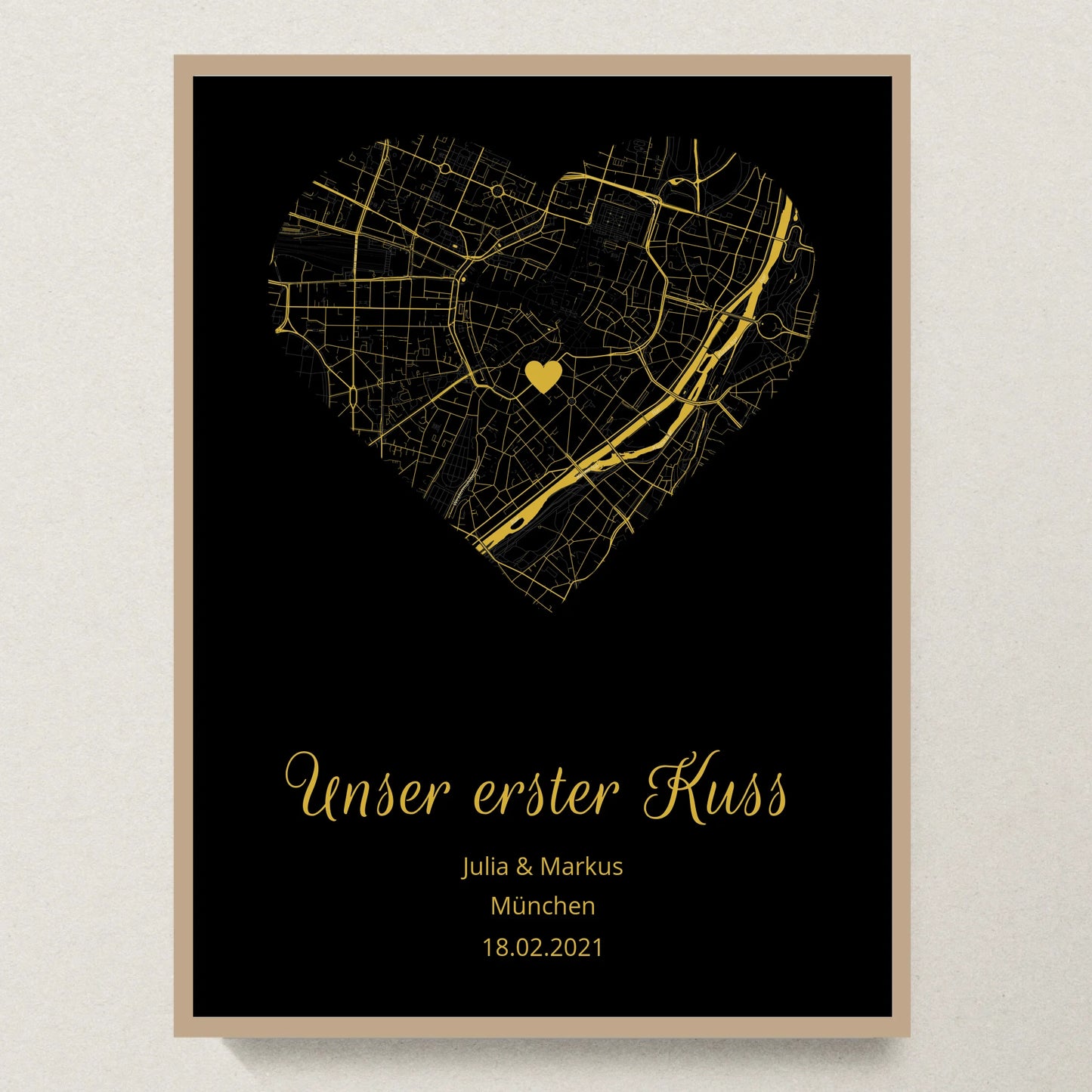 Poster 30x40 Eiche Rahmen