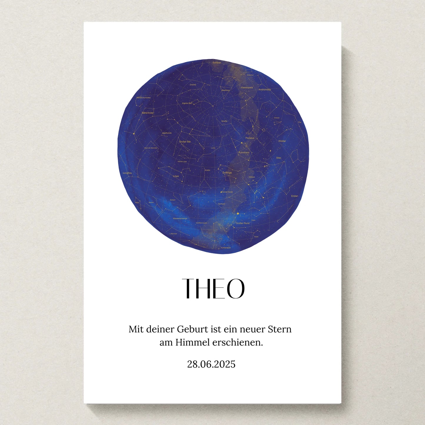Poster 20x30 beiger Hintergrund