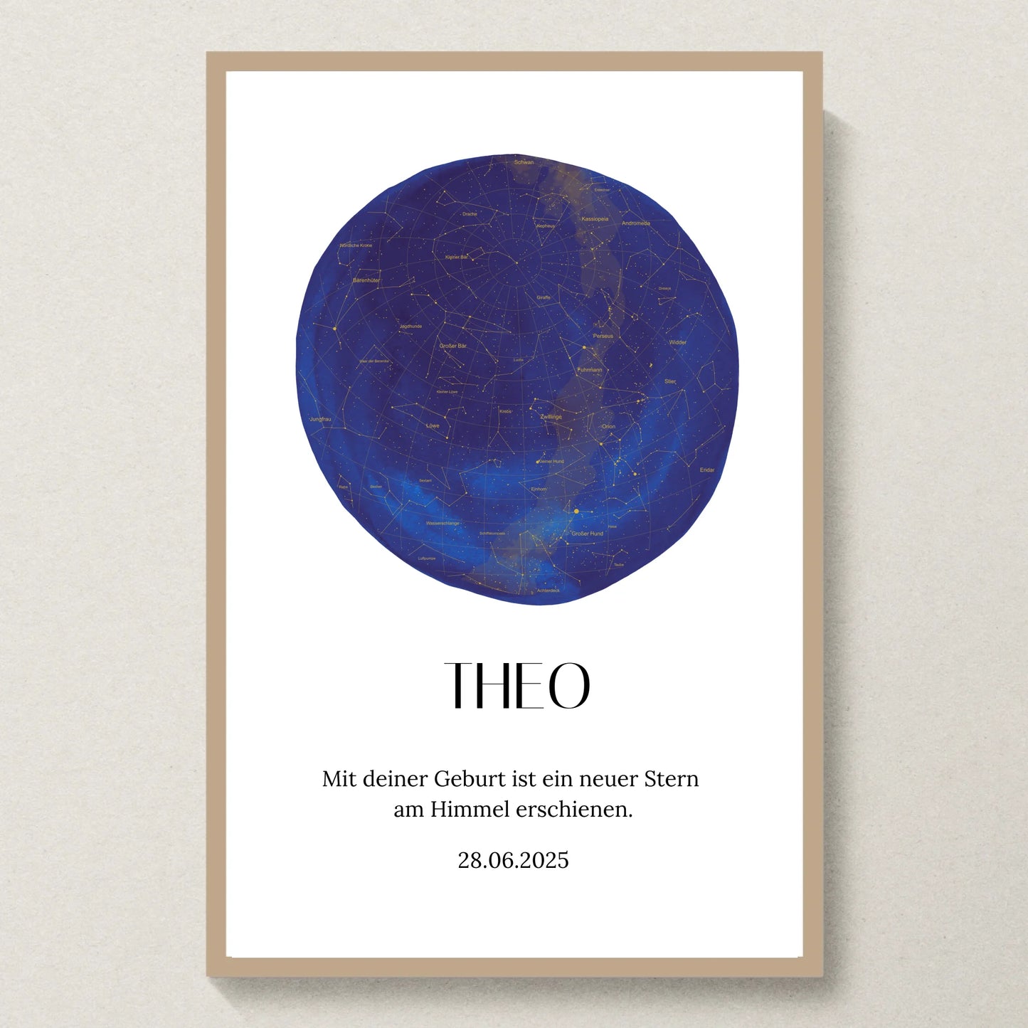 Poster 20x30 Eiche Rahmen