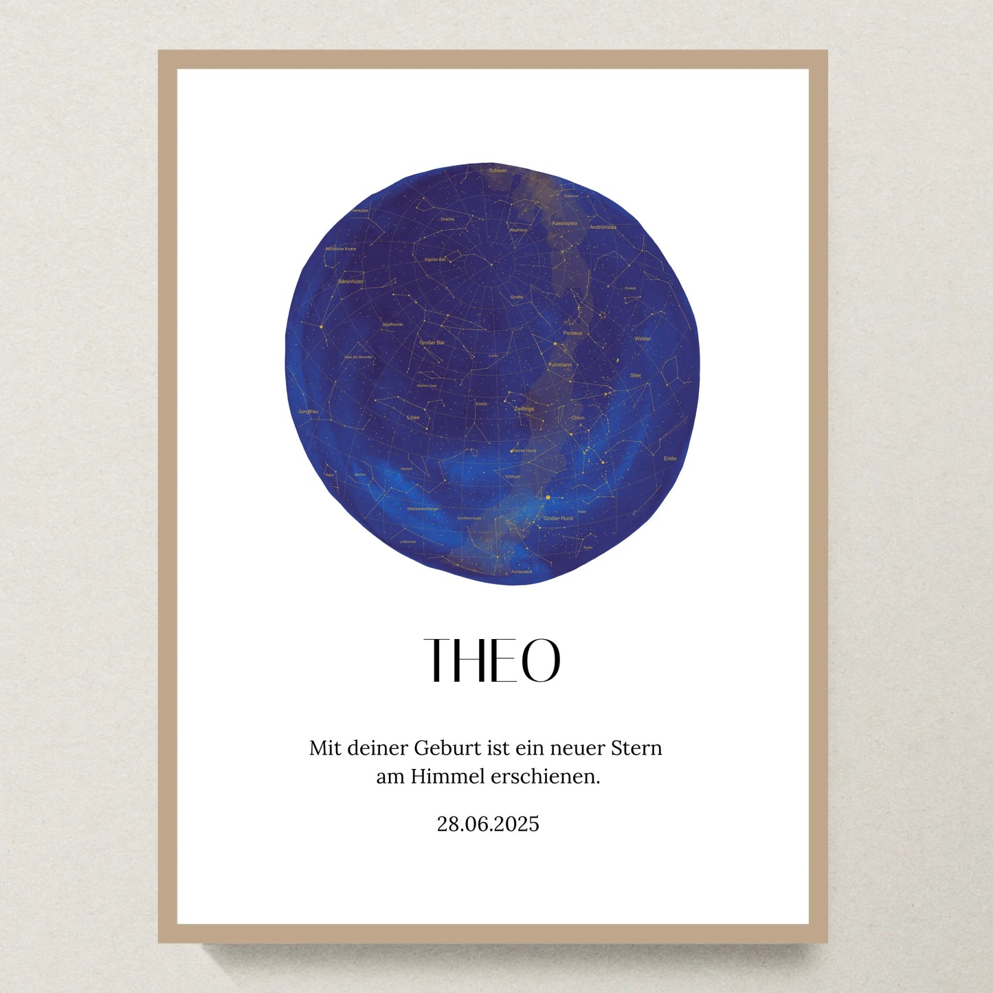 Poster 30x40 Eiche Rahmen