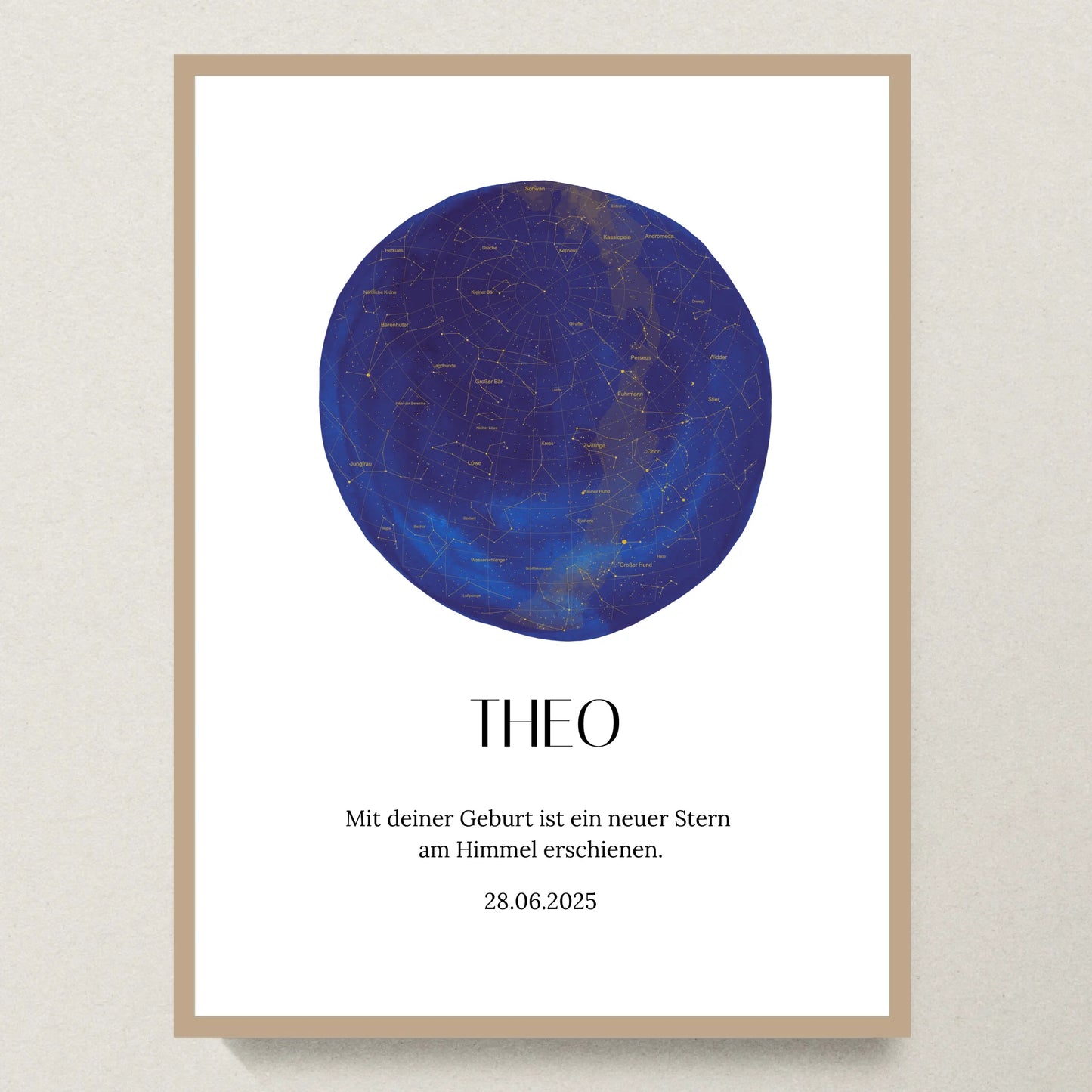 Poster 30x40 Eiche Rahmen