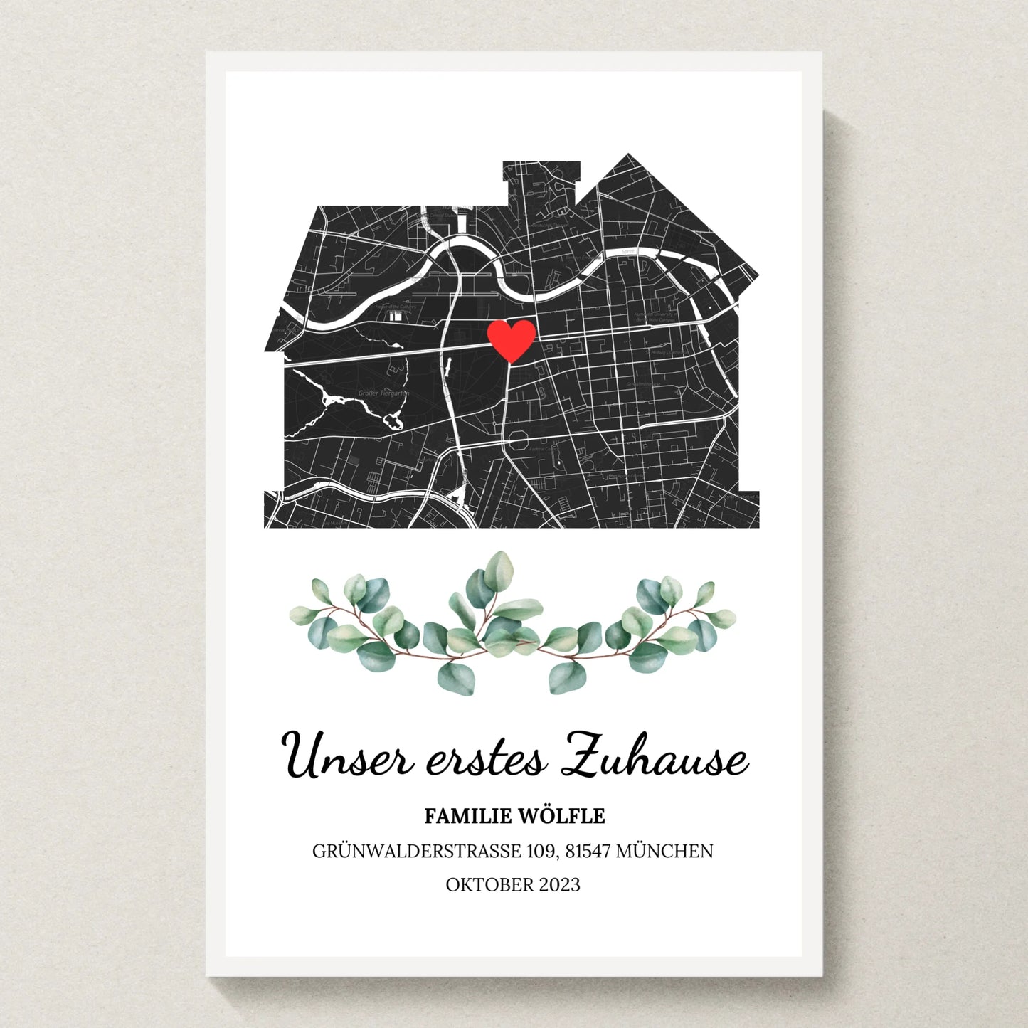 Poster 20x30 Weißer Rahmen