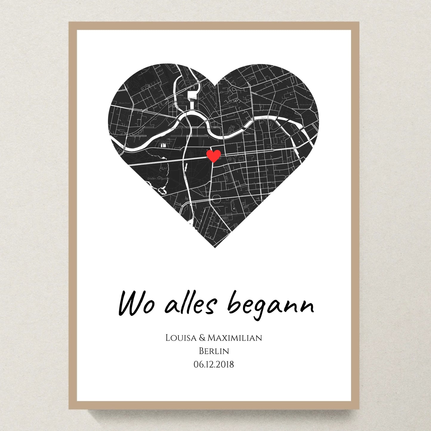 Poster 30x40 Eiche Rahmen