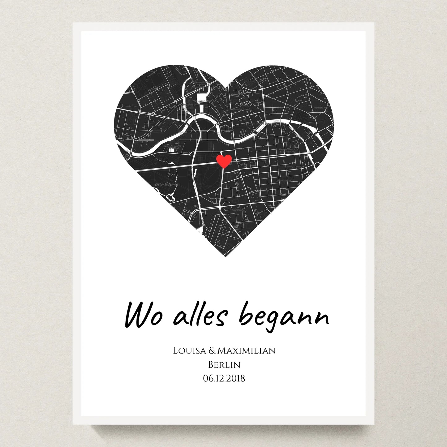 Poster 30x40 Weißer Rahmen
