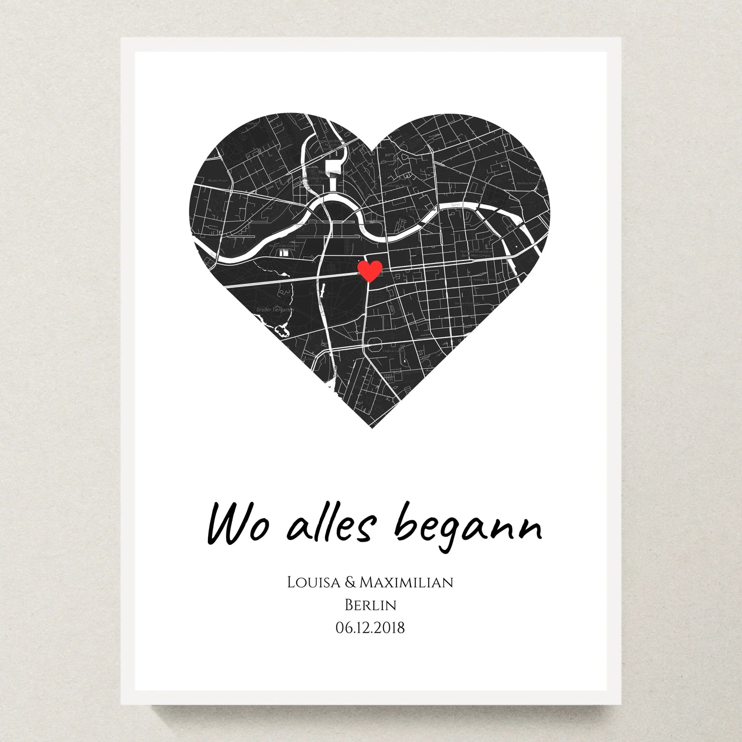 Poster 30x40 Weißer Rahmen