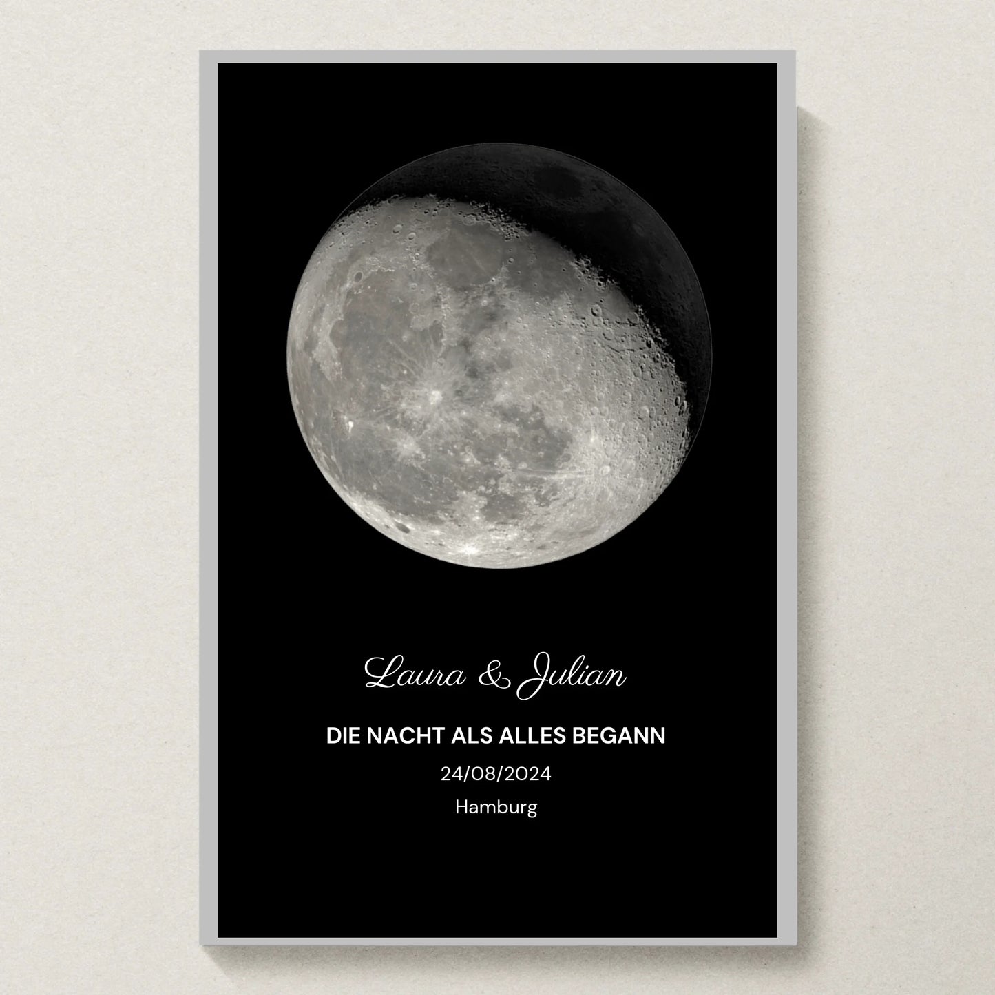Poster 20x30 Silber Rahmen