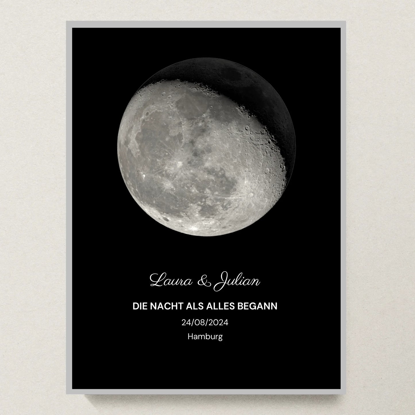 Poster 30x40 Silber Rahmen