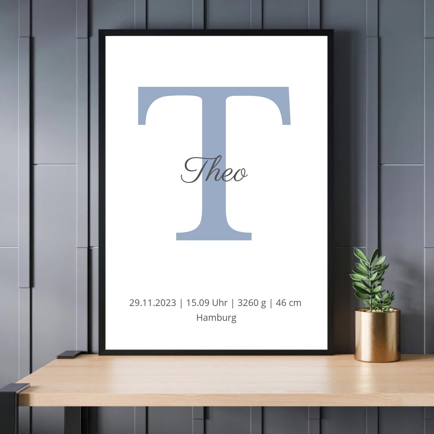 Mockup Poster Schwarzer Rahmen