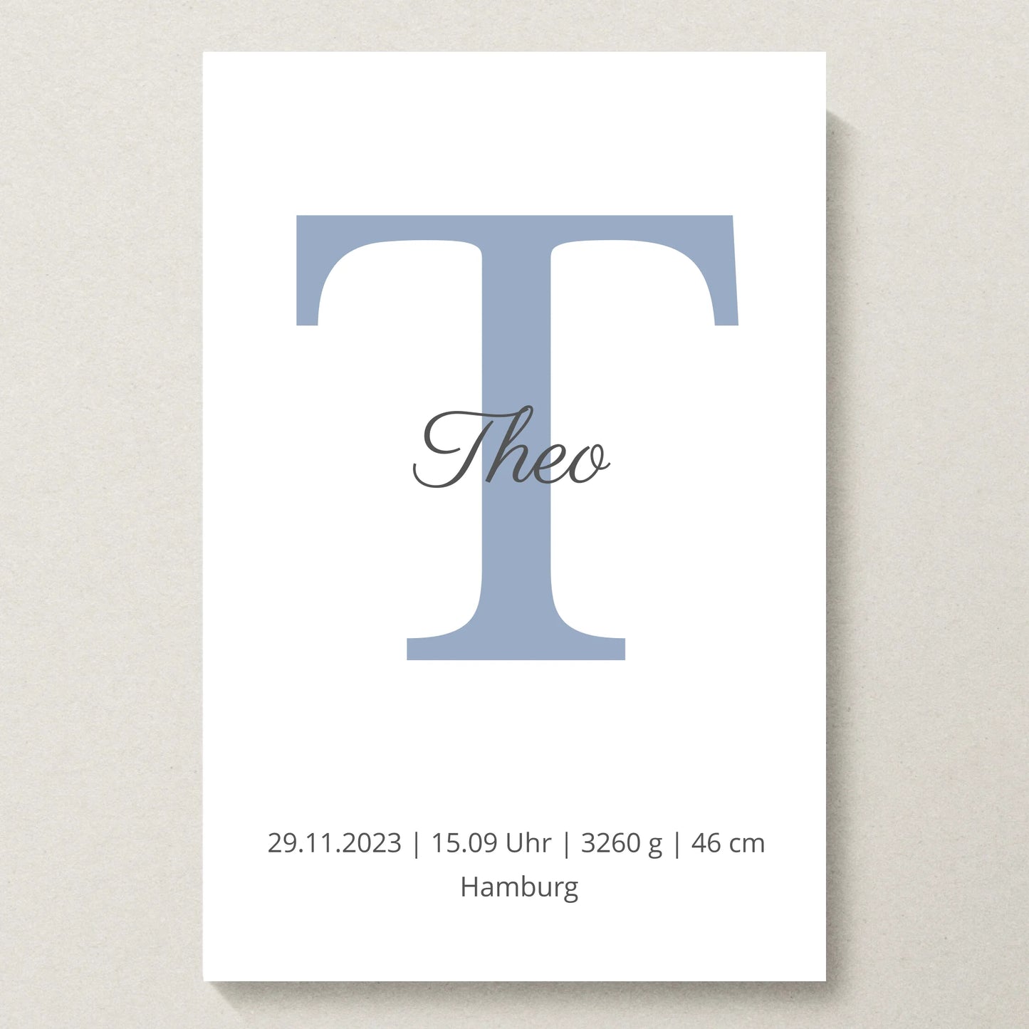 Poster 20x30 beiger Hintergrund