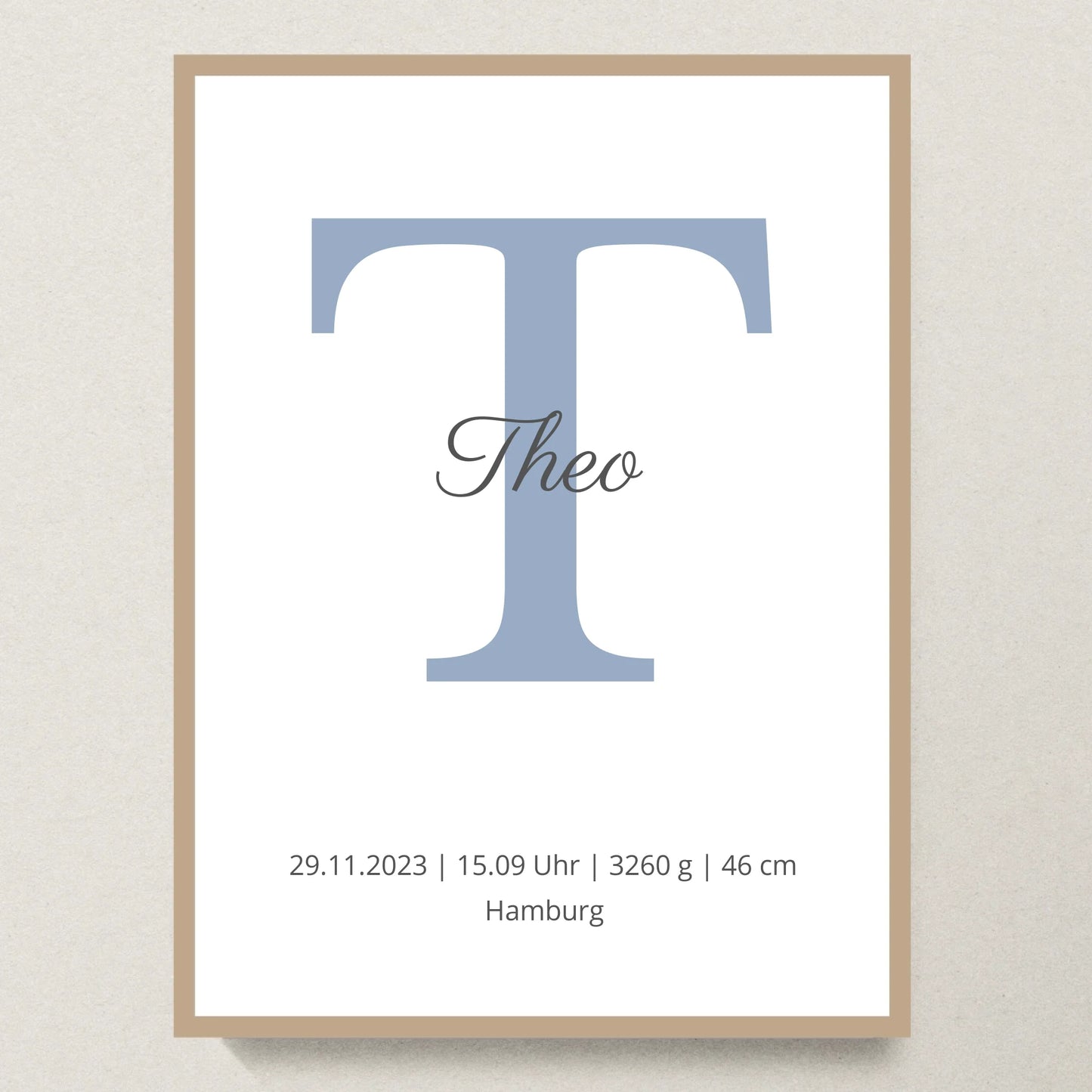 Poster 30x40 Eiche Rahmen