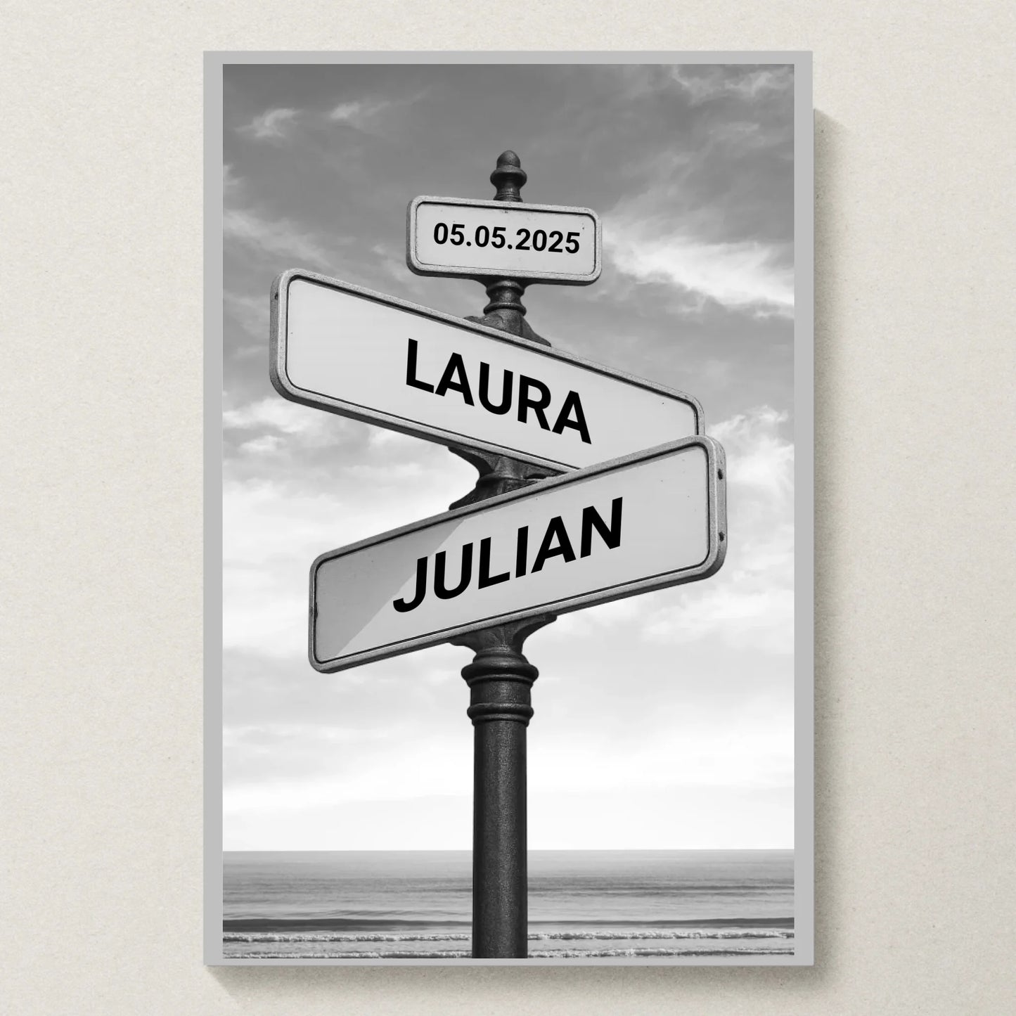 Poster 20x30 Silber Rahmen