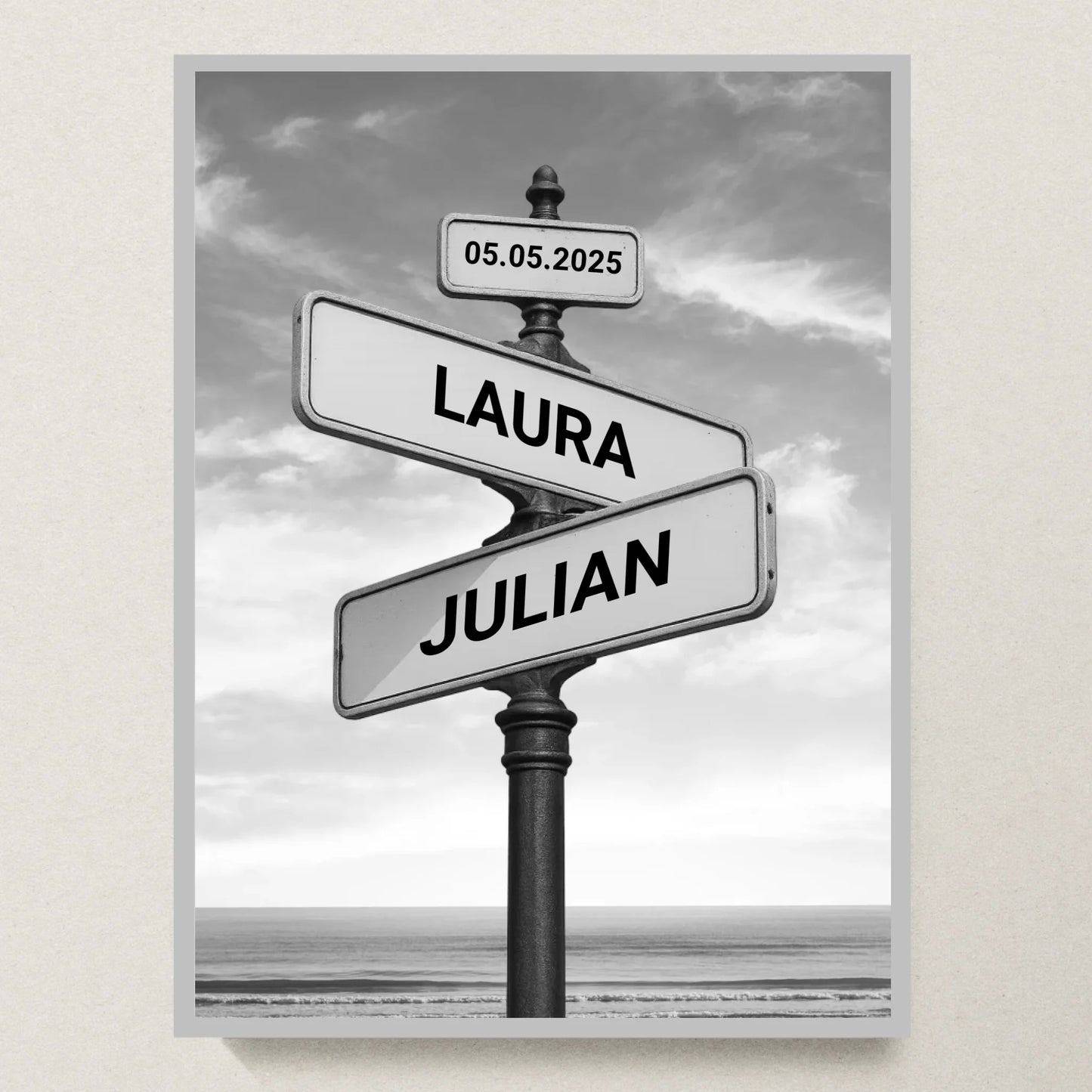 Poster 30x40 Silber Rahmen