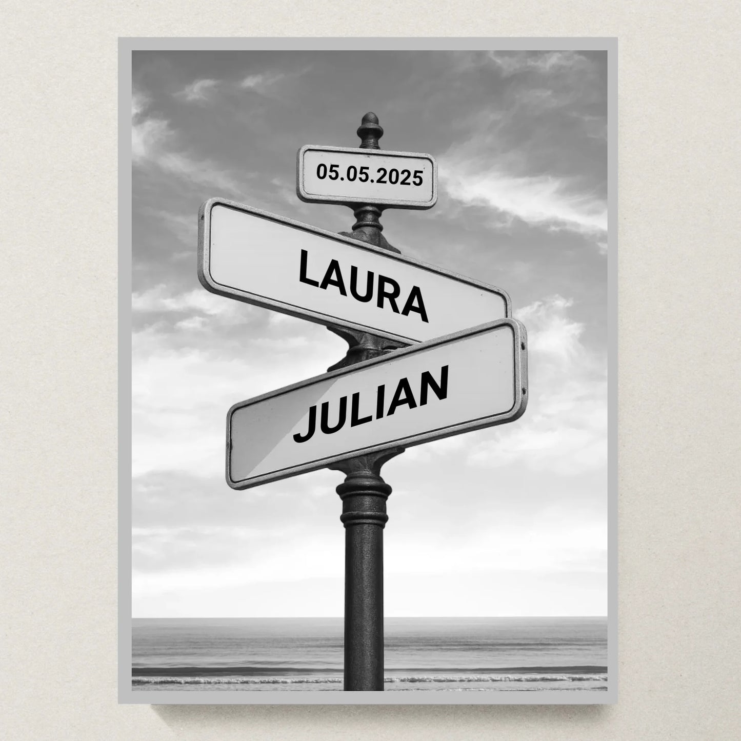 Poster 30x40 Silber Rahmen