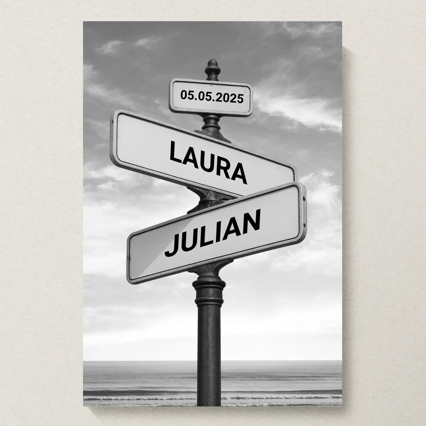 Poster 20x30 beiger Hintergrund