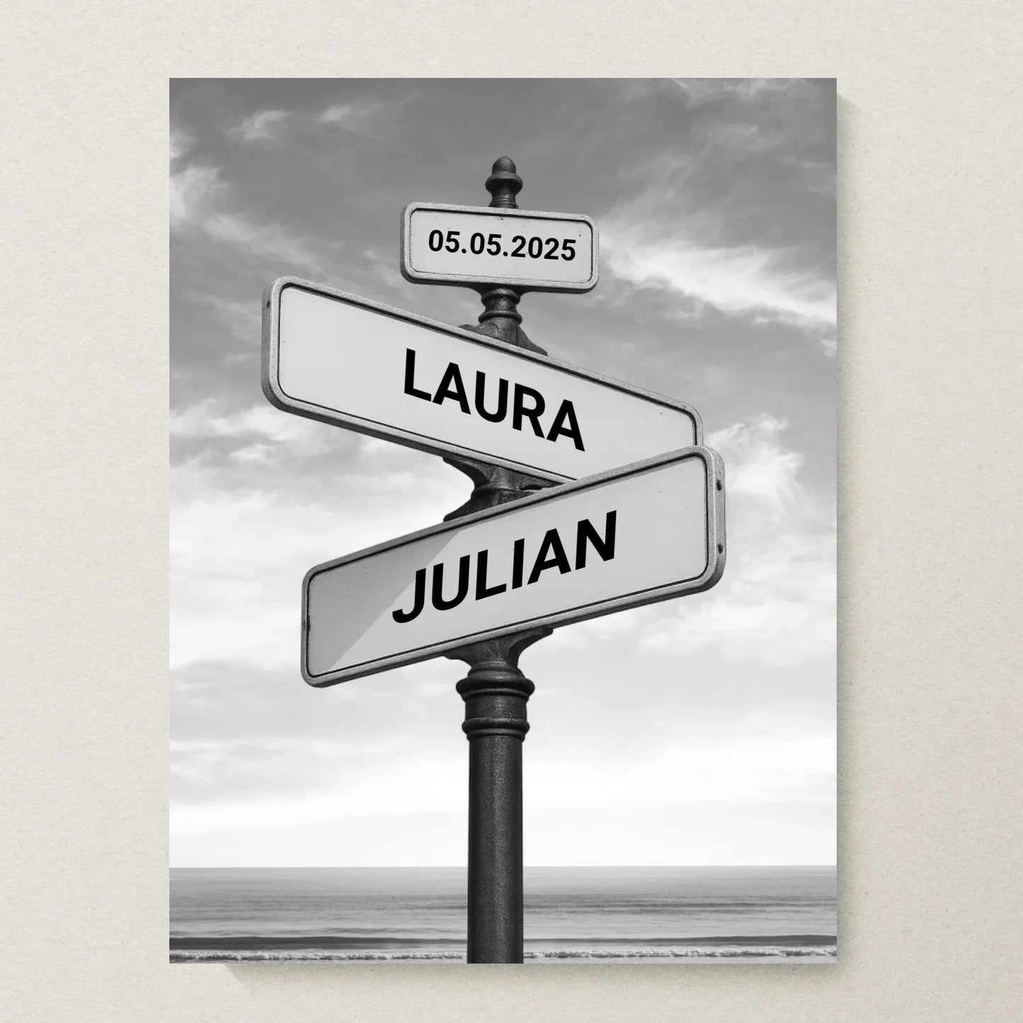 Poster 30x40 beiger Hintergrund